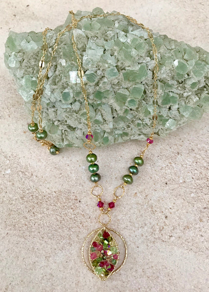 Belle Époque 1  — Tutti Fruiti — Bloom Collection Necklace