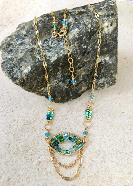 Deja Vu  — Turquoise — Bloom Collection Necklace
