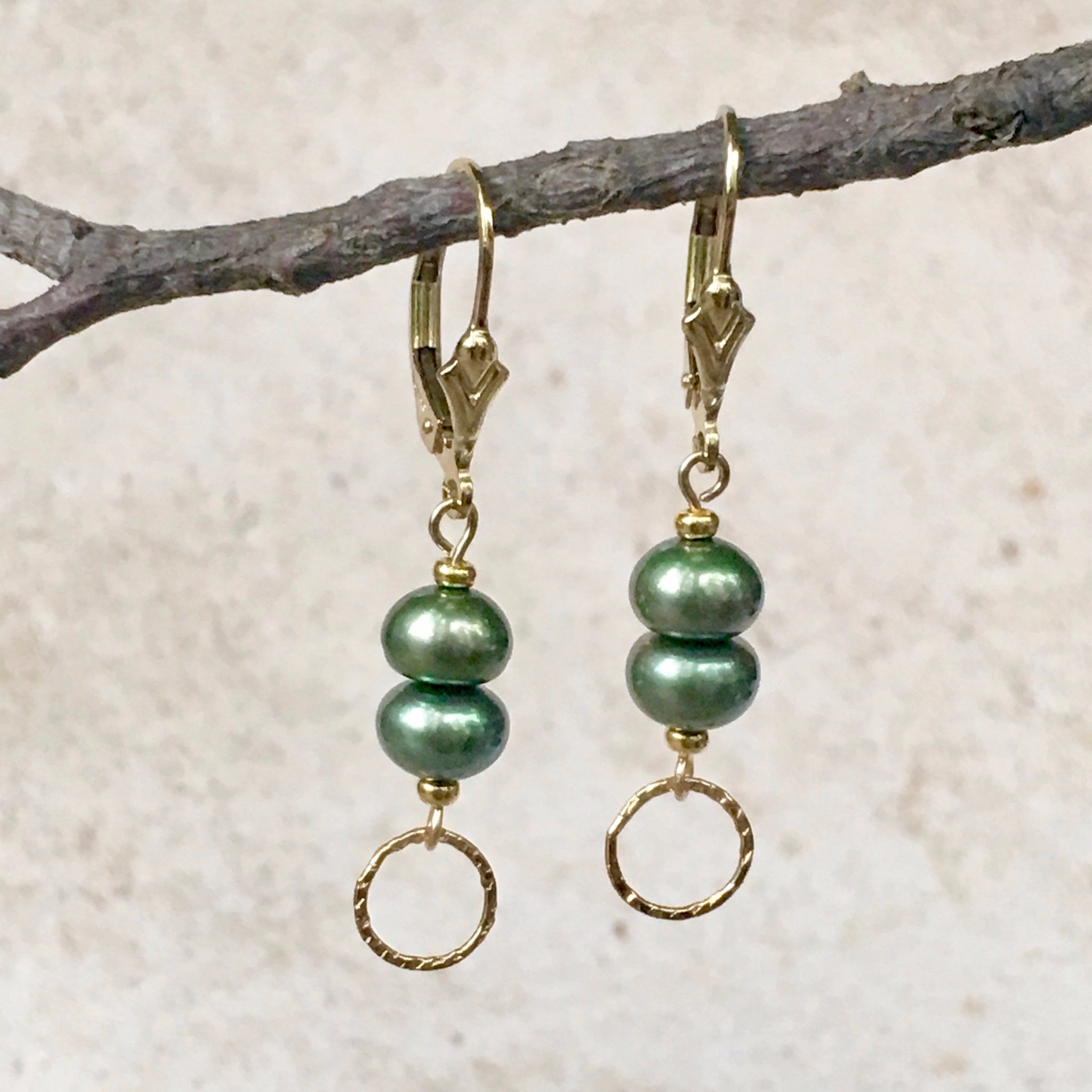 Into The Mystic — Sage Green Earrings